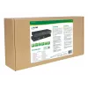InLine 57885G KVM prepínač, 2-cestný, HDMI & DP, dva monitory, 4K60Hz, USB hub, čierny