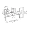 InLine rohový nástenný držiak pre TFT / LED / Plasma 37 palcov až 63 palcov do 60 kg