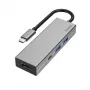 Hama 00200107 multiportový adaptér USB-C, dokovacia stanica, 4 porty, 2x USB-A, USB-C, HDMI, USB 3.2 Gen 1