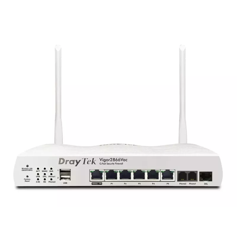 Stolný router DrayTek Vigor 2866AX Dualband Wi-Fi 6