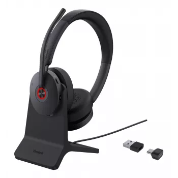 On-Ear headset Yealink BH74 Teams USB-C/A so stojanom — Microsoft Teams, jednostranný, káblový
