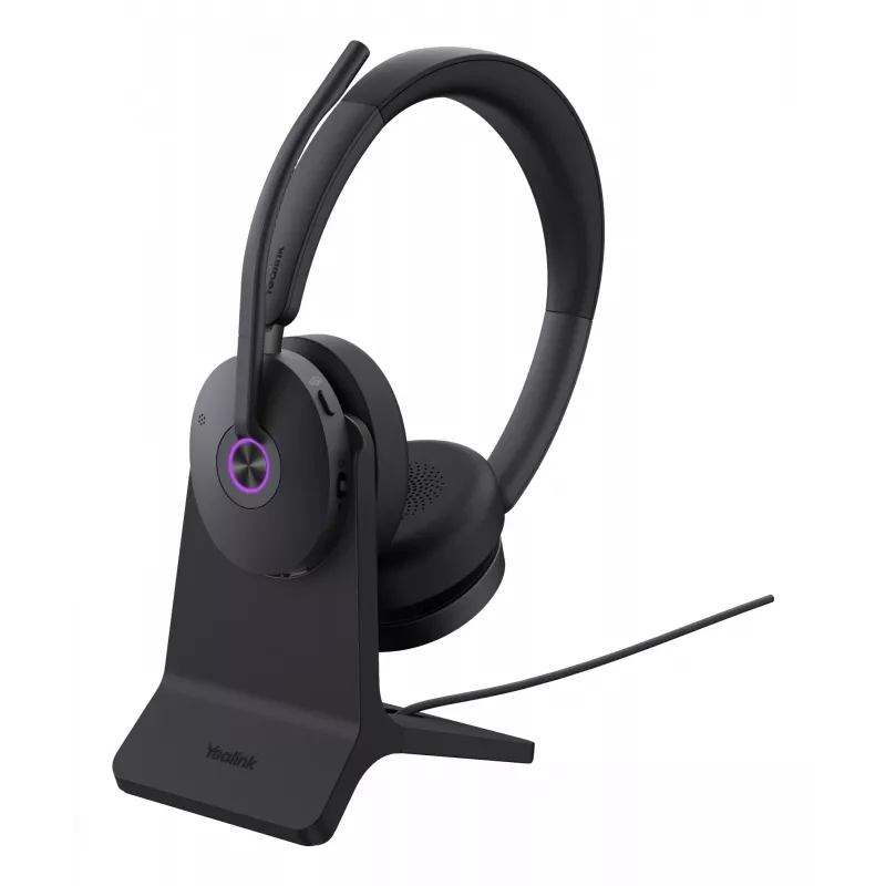 On-Ear headset Yealink BH74 Teams USB-C/A so stojanom — Microsoft Teams, jednostranný, káblový