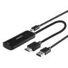 HDMI na USB Type-C konvertor Lindy 43423 s USB napájacím vstupom, 0,2 m kábel, HDMI + USB-C konektory