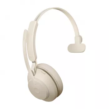Jabra Evolve2 65 USB-C UC Mono - béžová, bezdrôtový, kancelária/call centrum, 20 - 20000 Hz, 99,2 g, headset, béžová