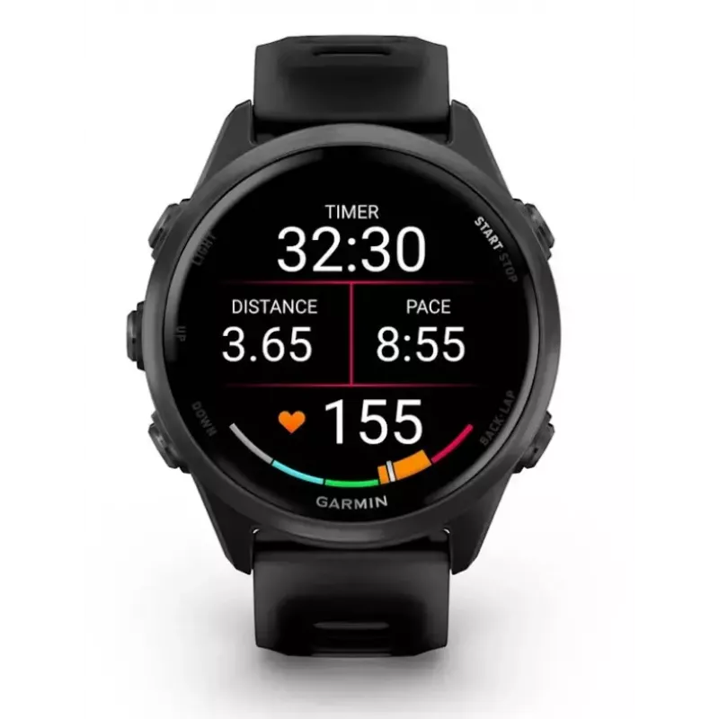 Smartwatch GARMIN Forerunner 570 42 mm AMOLED 1.2 inch 390×390 dotyková obrazovka Wi‑Fi GPS čierna