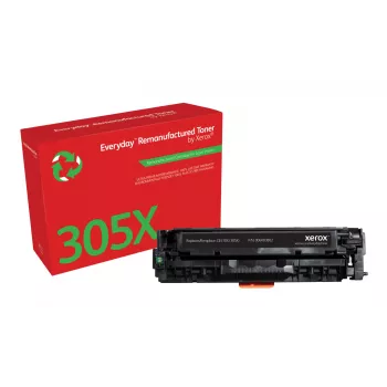 Everyday™ čierny repasovaný toner od Xerox, kompatibilný s HP 305X (CE410X), vysoká kapacita