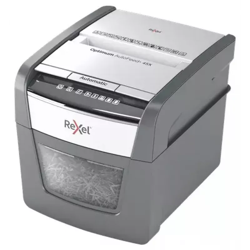 Rexel Optimum AutoFeed 45X automatická skartovačka s časticovým rezom P4