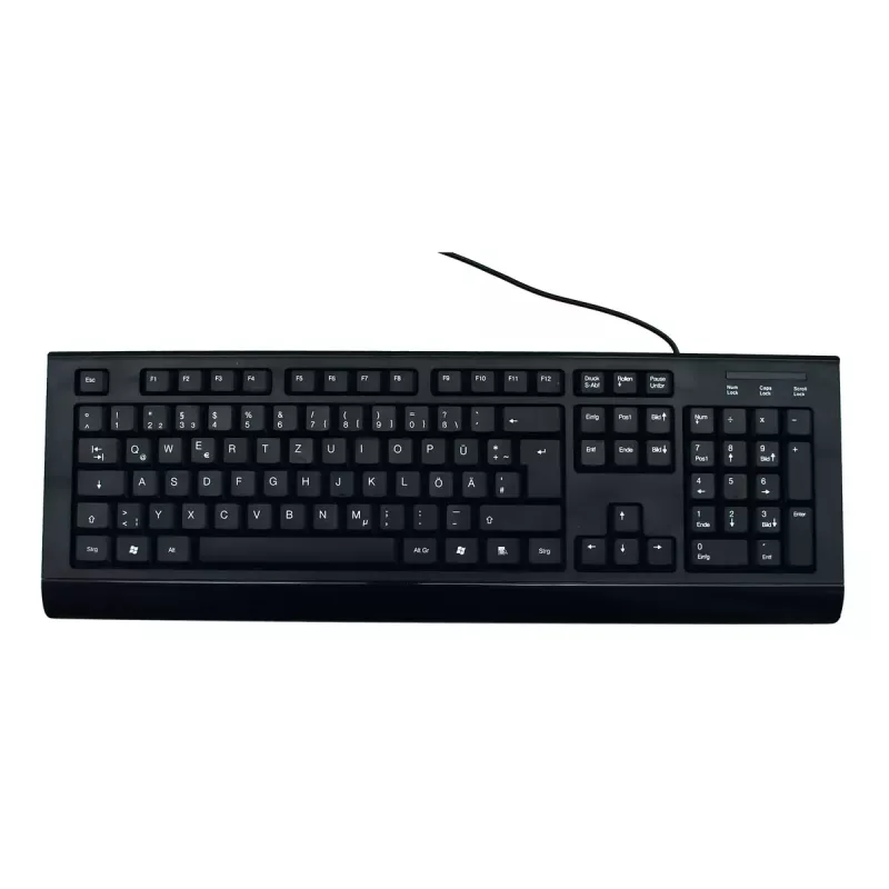 MediaRange MROS101 Office USB QWERTZ nemecká čierna klávesnica