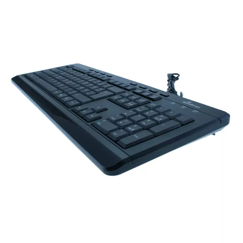 Klávesnica MediaRange MROS102 univerzálna USB QWERTZ nemecká čierna