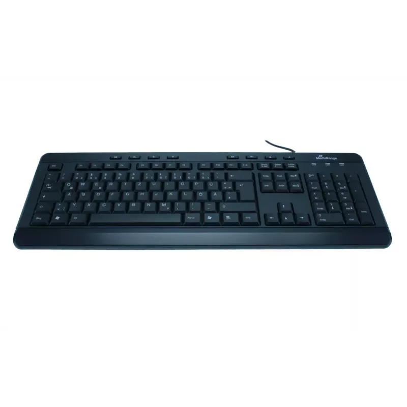 Klávesnica MediaRange MROS102 univerzálna USB QWERTZ nemecká čierna