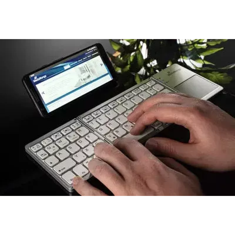 MediaRange MROS133 Office Bluetooth QWERTZ nemecká švajčiarska strieborná