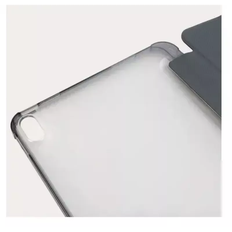 Folio puzdro Tucano Satin pre iPad 10,9 palca 2022 sivé priehľadné