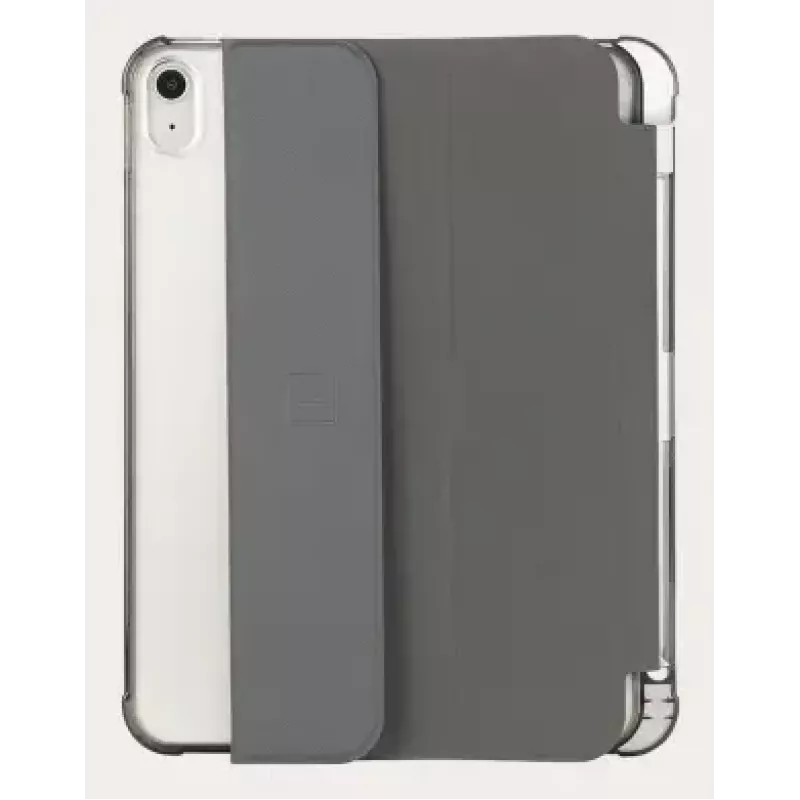Folio puzdro Tucano Satin pre iPad 10,9 palca 2022 sivé priehľadné