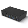 Lindy 2 port DisplayPort 1.4, USB 3.0 a audio KVM switch