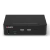 Lindy 2 port DisplayPort 1.4, USB 3.0 a audio KVM switch