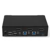 Lindy 2 port DisplayPort 1.4, USB 3.0 a audio KVM switch