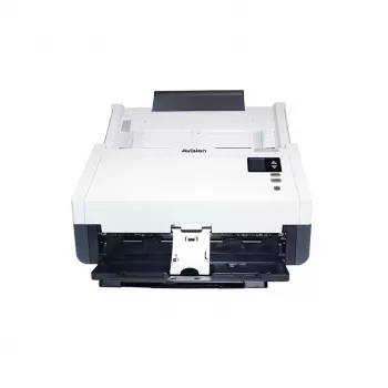 ADF skener Avision AD345GN — A4, 1200 x 1200 DPI, duplex, 100-listový ADF, CIS, biela