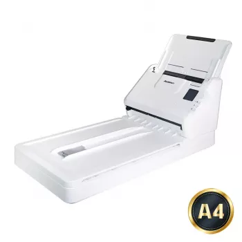 Avision AD340GFN skener s plochým sklom a ADF s 1200 x 1200 DPI, A4, 50-listový ADF, duplex, biela