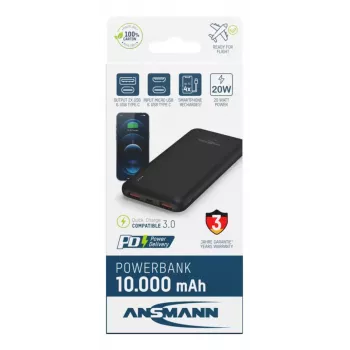Prenosná powerbanka Ansmann PB320PD 10000 mAh