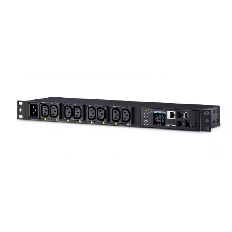 CyberPower PDU81004 jednotka rozvodu napájania (PDU) 8 AC zásuviek 1U čierna