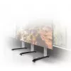 Podlahový stojan B-Tech BT8380 čierny kovová základňa šírka 86 mm hĺbka 950 mm
