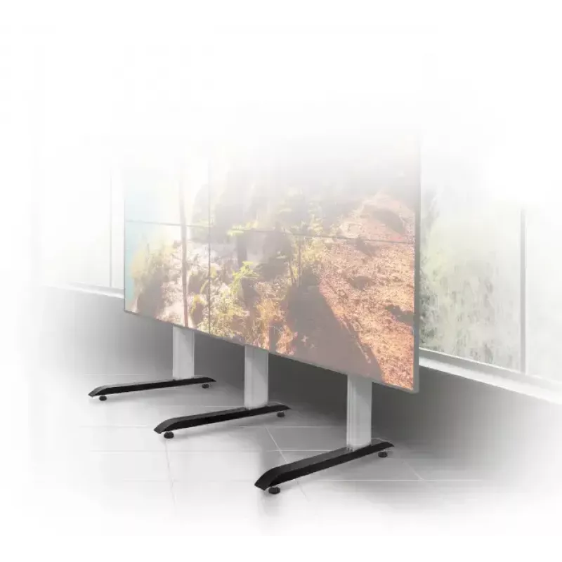Podlahový stojan B-Tech BT8380 čierny kovová základňa šírka 86 mm hĺbka 950 mm
