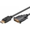 Goobay DisplayPort/DVI-D adaptérový kábel 1.2 pozlátený 1 m