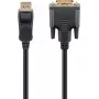 Goobay DisplayPort/DVI-D adaptérový kábel 1.2 pozlátený 1 m