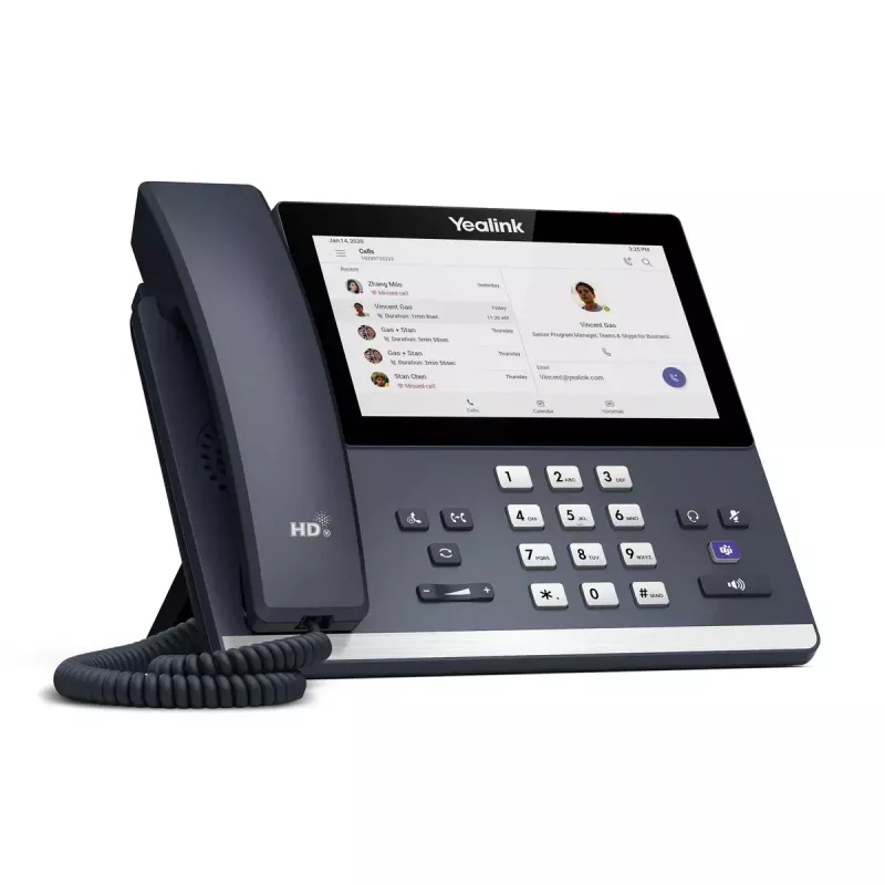 IP telefón Yealink MP56 Teams Edition, Android, Bluetooth, SIP, drôtové slúchadlo, Classic Gray