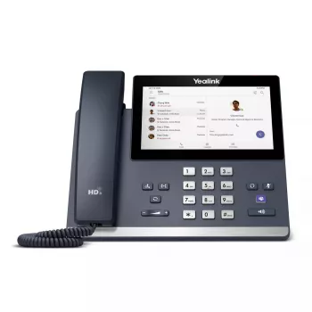 IP telefón Yealink MP56 Microsoft Teams Edition — 7 palcový kapacitný dotykový displej, Android, Gigabit Ethernet, PoE, Bluetooth, káblový slúchadlo