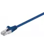 Sieťový kábel Goobay 68053 modrý 0,5m Cat5e SF/UTP