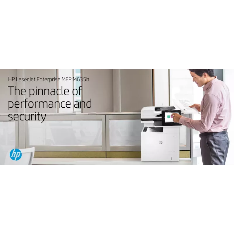 HP LaserJet Enterprise MFP M635h, laser, monotlač, 1200 x 1200 DPI, monokopírovanie, A4, čierna, biela