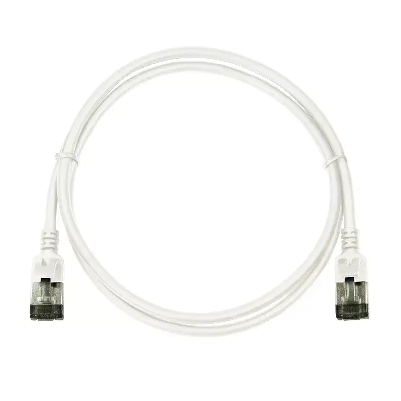 Sieťový kábel LogiLink CQ9011S RJ-45 Cat6a 0,3 m biely