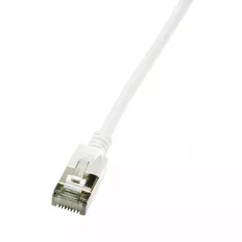 Sieťový kábel LogiLink CQ9011S RJ-45 Cat6a 0,3 m biely