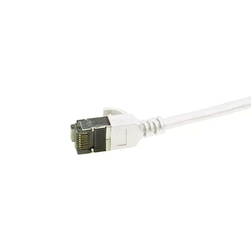Sieťový kábel LogiLink Ultraflex SlimLine RJ-45 Cat6a 1 m biely