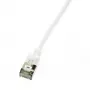 Sieťový kábel LogiLink Ultraflex SlimLine RJ-45 Cat6a 1 m biely