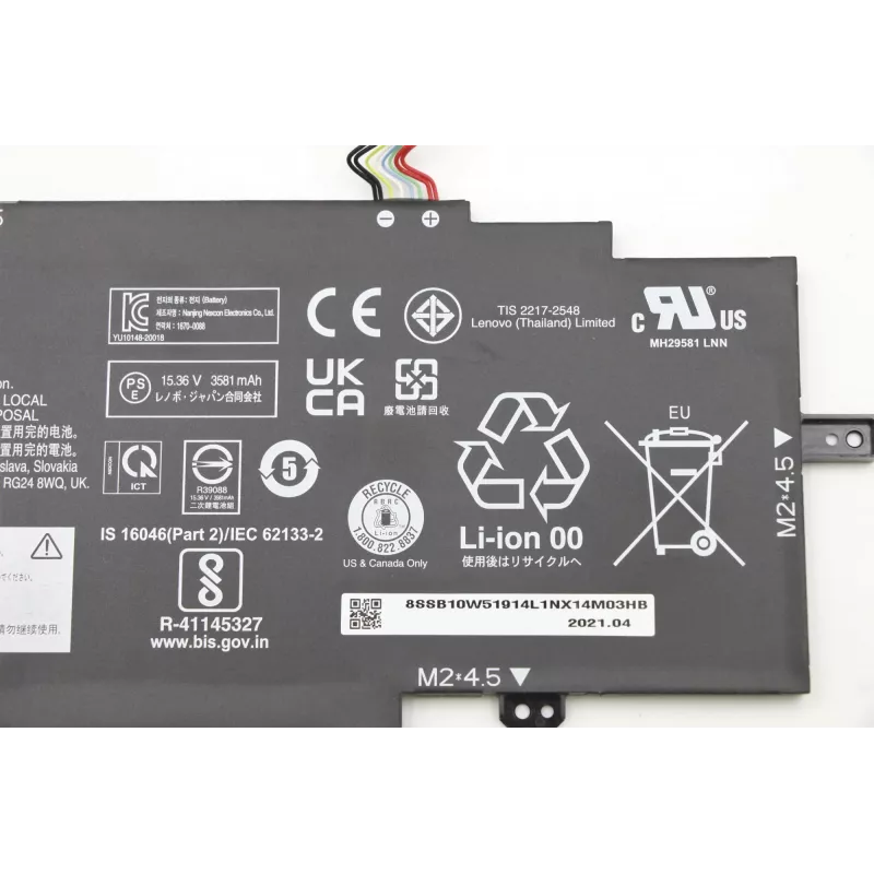 Interná lítium-iónová batéria do notebooku Lenovo 57 Wh model 5B10W13976 pre kompatibilné notebooky Lenovo