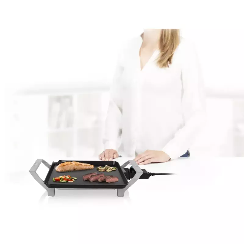Stolný gril Princess 103090 Table Chef Premium Compact 1500W hliník čierna