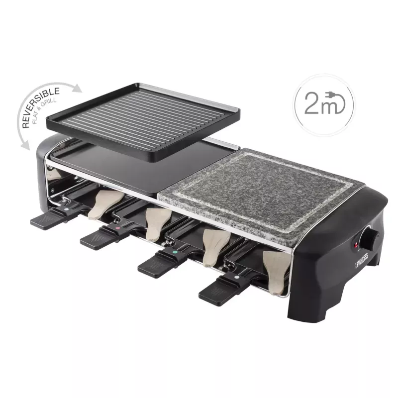 Raclette gril Princess 162820 1400W 8 panvičiek