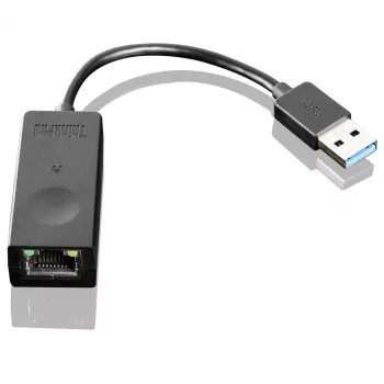 Lenovo ThinkPad USB 3.0 Ethernet adaptér, RJ-45 konektor v plnej veľkosti so stavovými LED (03X6840 / 4X90E51405)