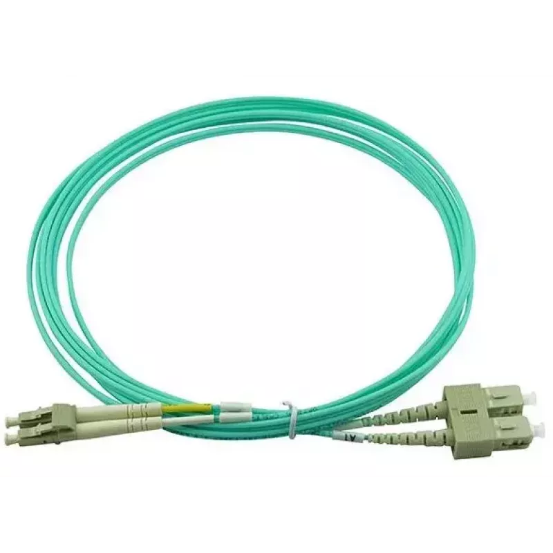 BlueOptics 055702K512000020M-BO Duplexný optický prepojovací kábel, LC/UPC na SC/UPC, OM3 50/125 µm, 20 m, béžový