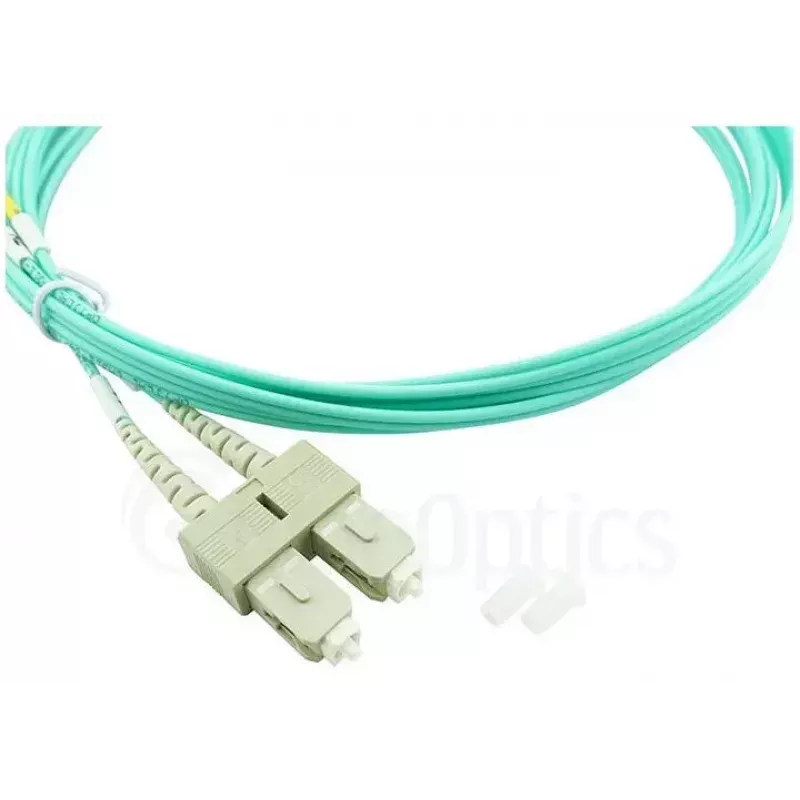 BlueOptics 055702K512000050M-BO Duplexný optický prepojovací kábel, LC/UPC na SC/UPC, OM3 50/125 µm, 50 m, béžový
