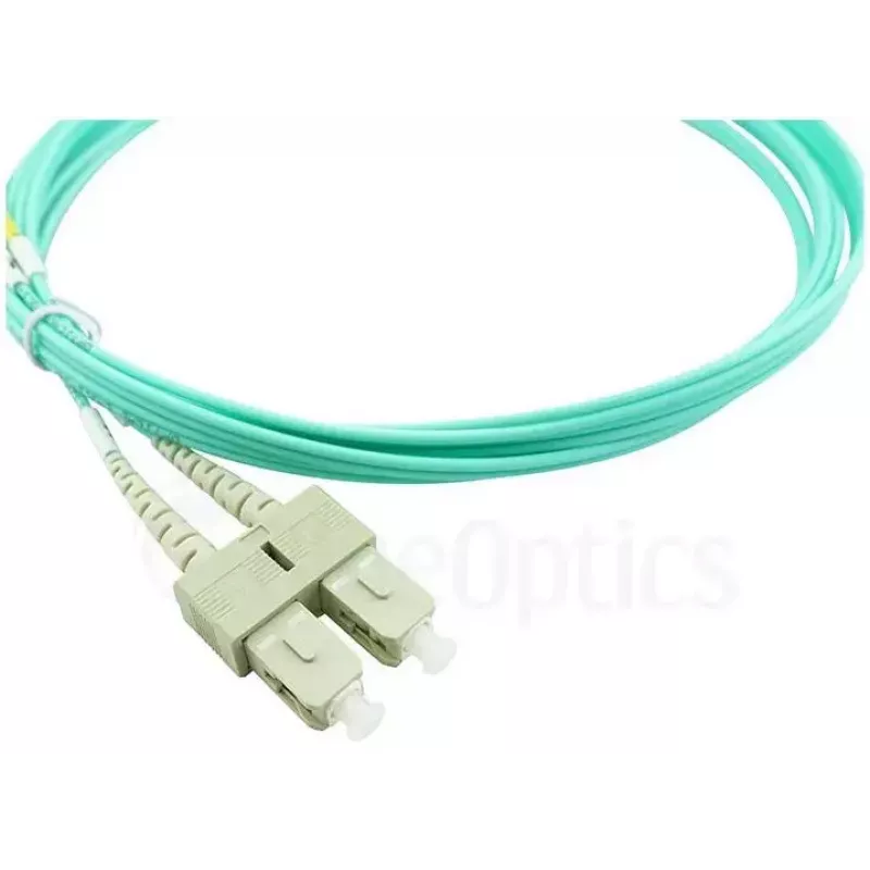 BlueOptics 055702K512000050M-BO Duplexný optický prepojovací kábel, LC/UPC na SC/UPC, OM3 50/125 µm, 50 m, béžový