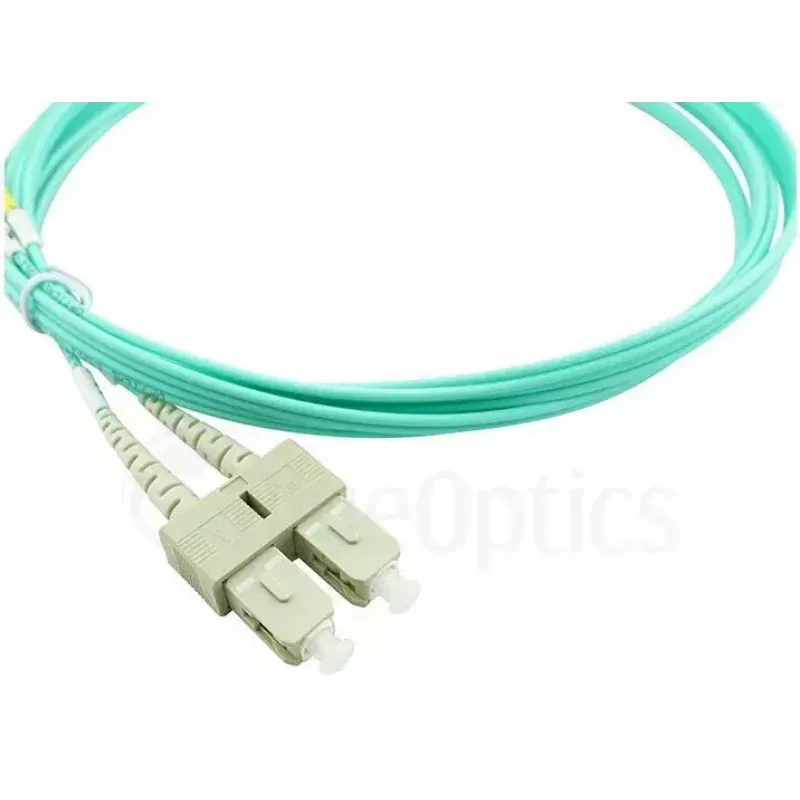 BlueOptics 055702T512000015M-BO Duplexný optický prepojovací kábel, LC/UPC na SC/UPC, OM3 50/125 µm, 15 m, béžový