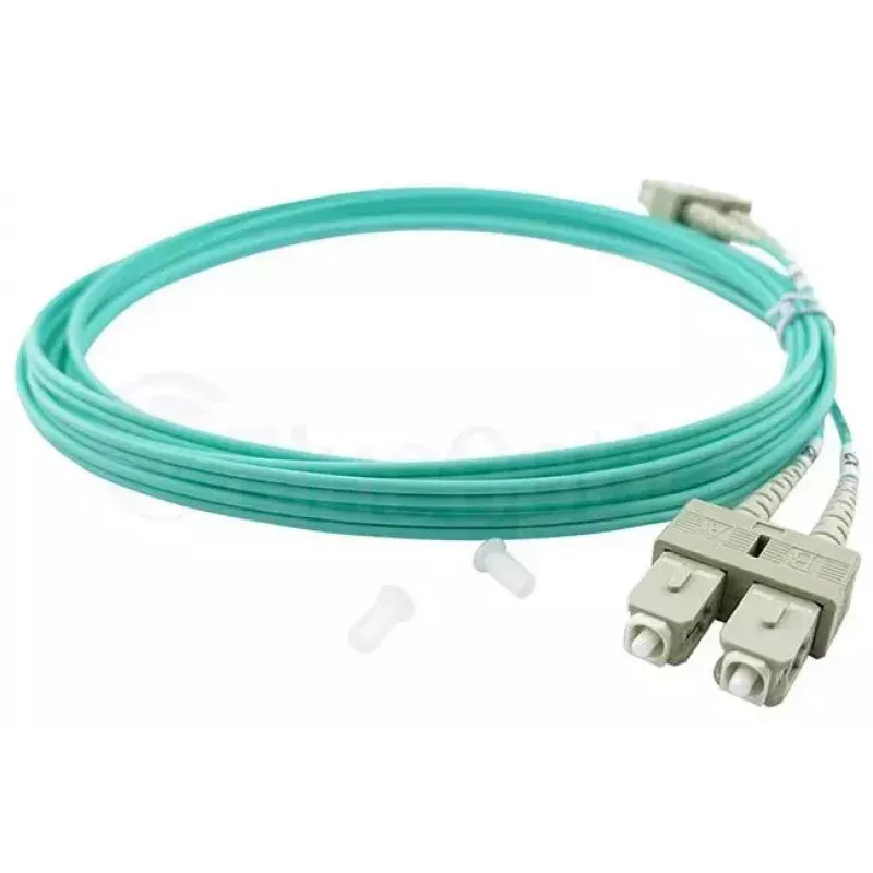 BlueOptics 055702T512000015M-BO Duplexný optický prepojovací kábel, LC/UPC na SC/UPC, OM3 50/125 µm, 15 m, béžový