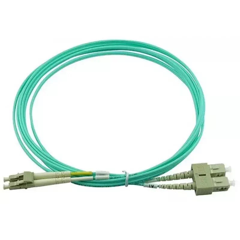 BlueOptics 055702T512000015M-BO Duplexný optický prepojovací kábel, LC/UPC na SC/UPC, OM3 50/125 µm, 15 m, béžový