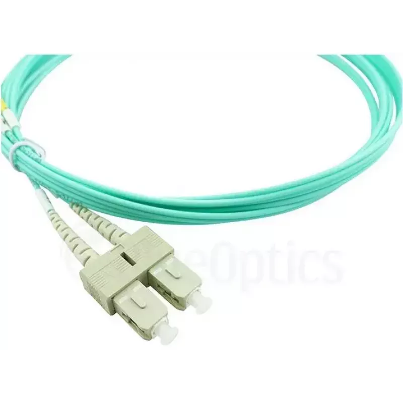 BlueOptics 055702T512000020M-BO Duplexný optický prepojovací kábel, LC/UPC na SC/UPC, OM3 50/125 µm, 20 m, béžový