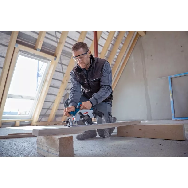 Bosch GKS 18V-57-2 L PROFESSIONAL 16.5 cm čierna, modrá, strieborná 5000 ot/min
