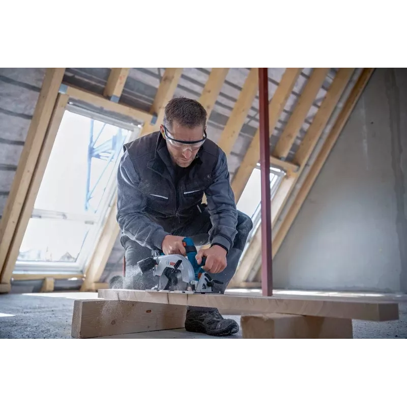 Bosch GKS 18V-57-2 L PROFESSIONAL 16.5 cm čierna, modrá, strieborná 5000 ot/min