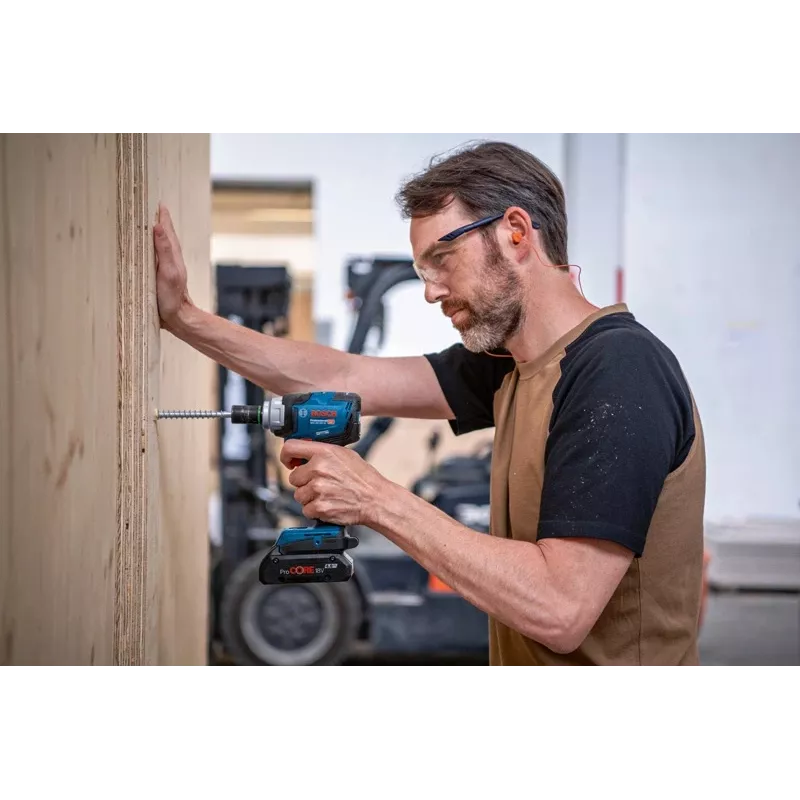 Bosch GDS 18V-330 HC Professional akumulátorový rázový uťahovač, 18 V, Bluetooth, solo (bez akumulátora a nabíjačky), s kufríkom